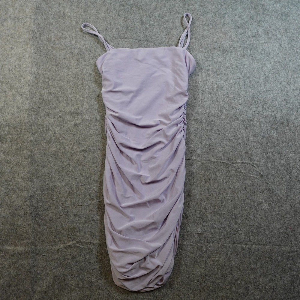 Tiger‎ Mist Dress Womens Extra Small Lilac Lavender Mini Ruched Bodycon Purple
